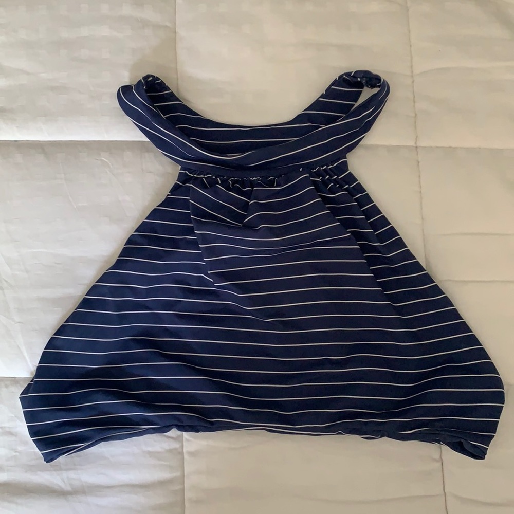 Boys + Arrows striped bikini top